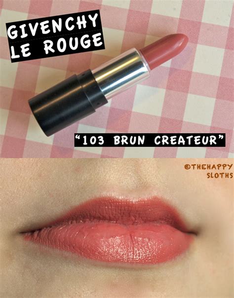 brun createur givenchy|Givenchy Le Rouge Brun Creatéur Lipstick Review .